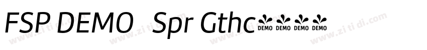 FSP DEMO   Spr Gthc字体转换